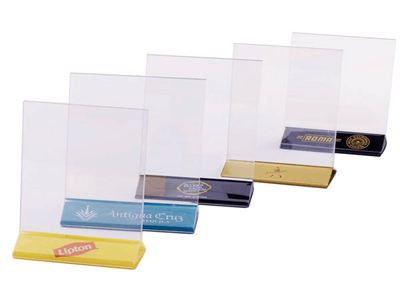 countertop sign holders