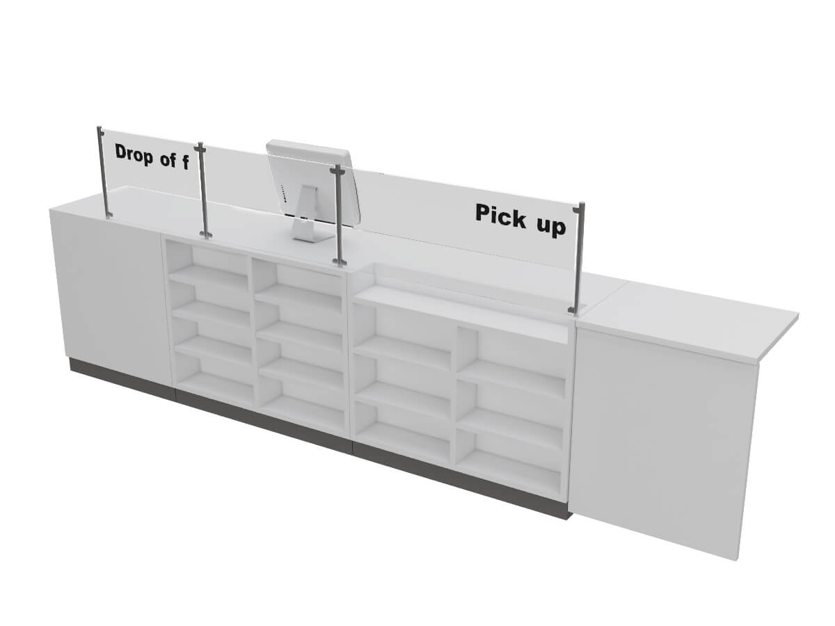 pharmacy display counter