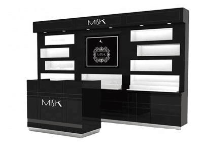 perfume display cabinet design