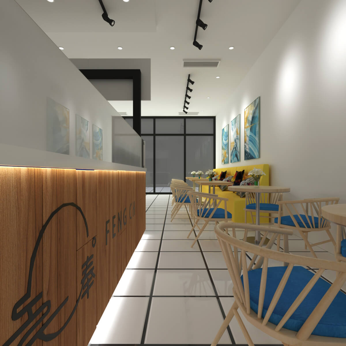 juice bar counter