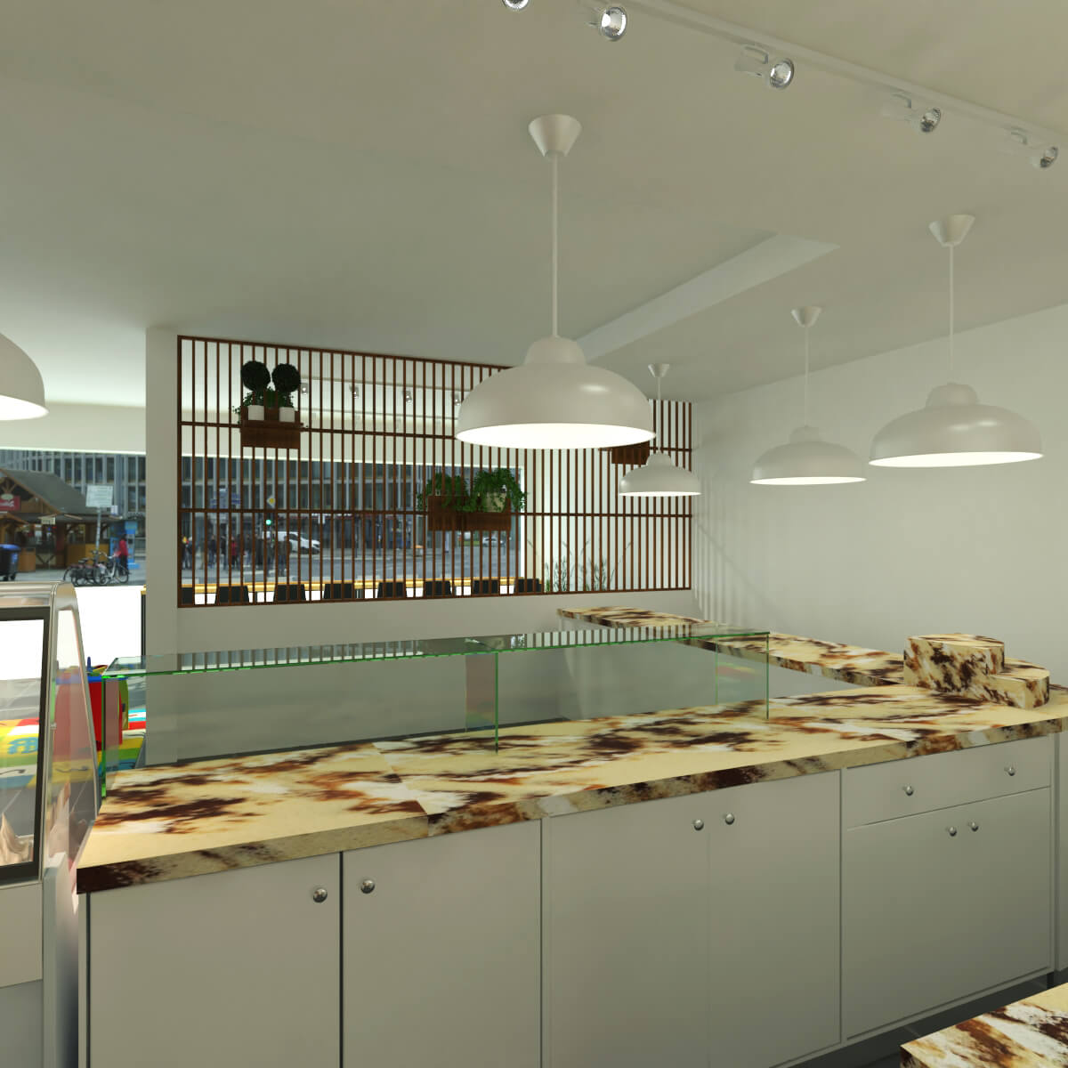 ice cream shop