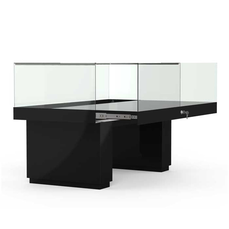 glass display stand for museum