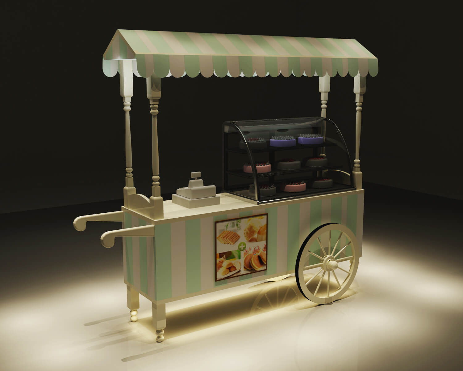 ice cream cart