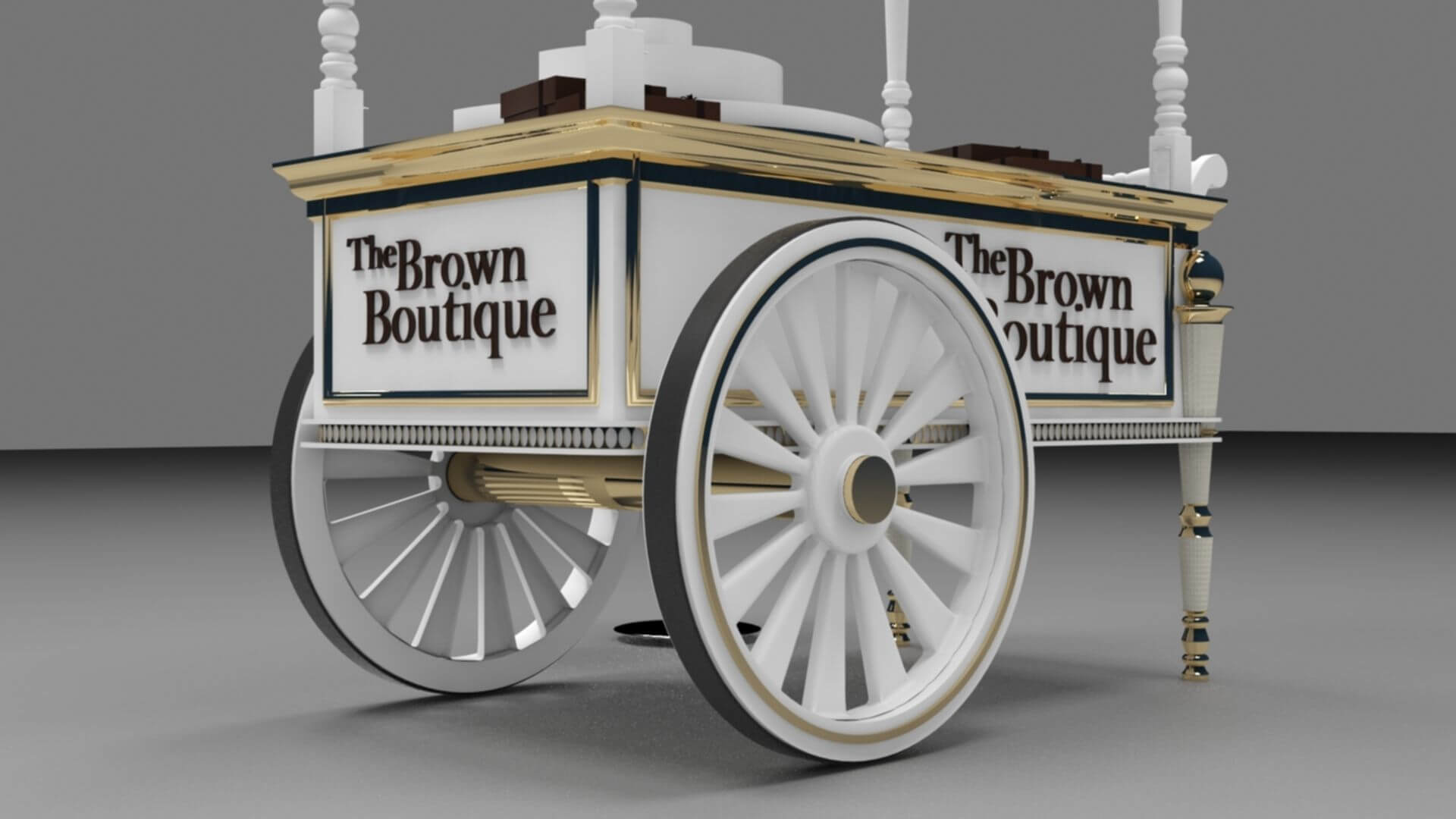 mobile display cart