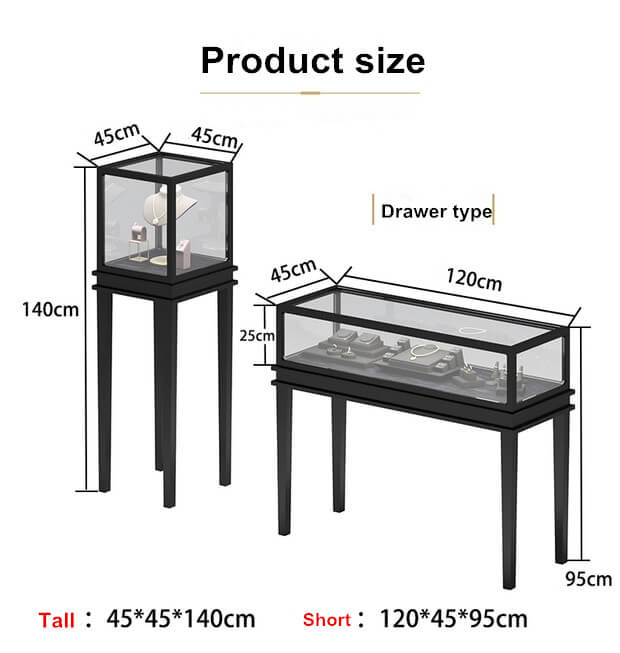 jewelry display showcase