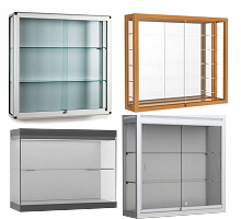 wall mounted display cases