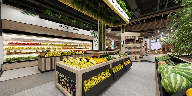fruit display cabinet