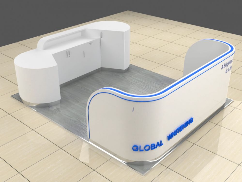 teeth whitening kiosk