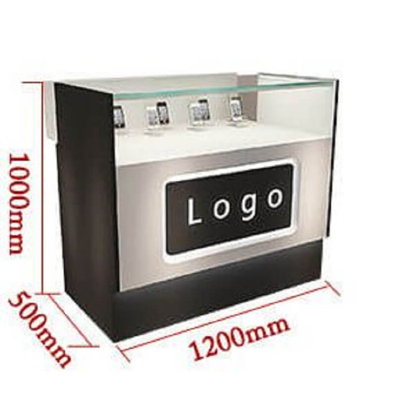 The Cell Phone Glass Display Counter