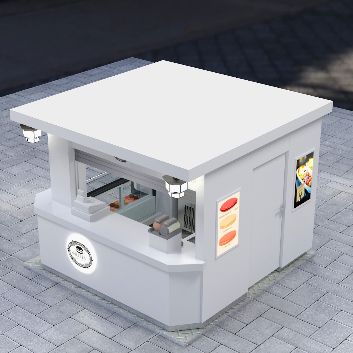macarons kiosk