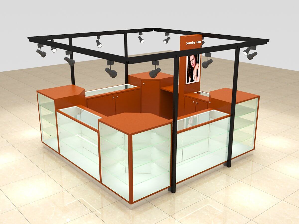 jewelry display kiosk 