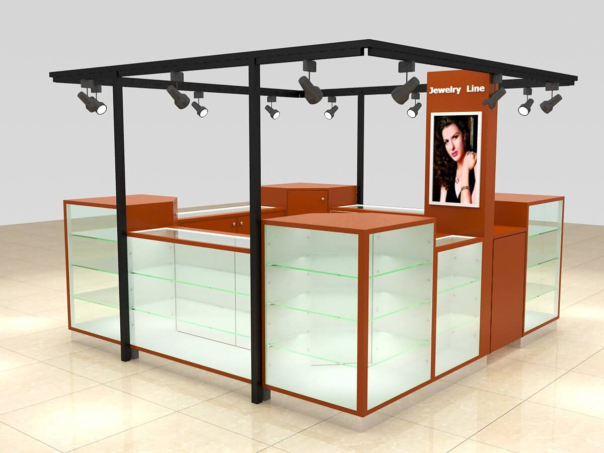phone accessories display booth 
